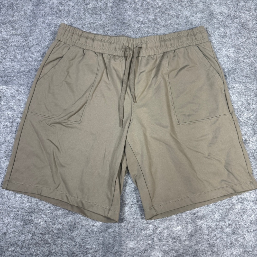 Mondetta Womens Olive Green Active Drawstring Shorts Size Large RN 88201